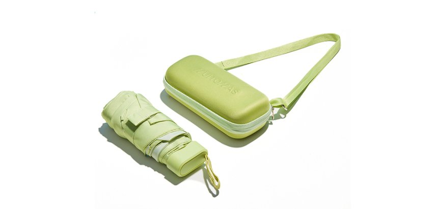 Muitomas UMBRCASEGN paraguas Verde Metal Poliéster Compacto
