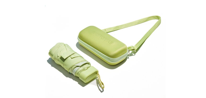 Muitomas UMBRCASEGN paraguas Verde Metal Poliéster Compacto