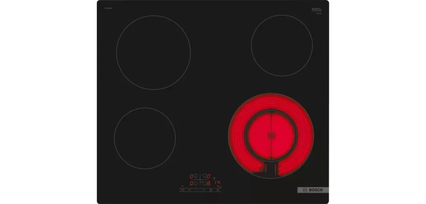 BOSCH Plaque vitroceramique PKF611BB8E Série 4, 60 cm , noir