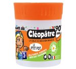 Pot de colle blanche cleopatre en pate de 35gr a   l'odeur d'amande avec spatule