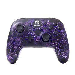 PowerA Controller senza fili avanzato per Nintendo Switch con Lumectra - Vortice galattico