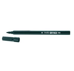 Tratto Office Fine felt pen Black 12 pc(s)