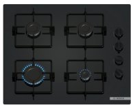 BOSCH Plaque gaz POP6B6K30, Série 2, Thermocouple, Verre trempé