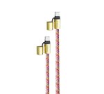 Intenso Handykette als Lade- + Datenkabel USB-C bis 1,65m neon mix cavo USB USB C Multicolore