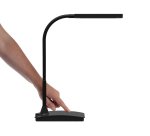 Luminaire bureau maul led pearly colour vario reglable  hauteur 37,5cm bras 35,7cm    tete 16x6cm coloris noir