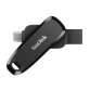 SanDisk SDDDC6-128G-G46 lecteur USB flash 128 Go USB Type-C 3.2 Gen 1 (3.1 Gen 1) Noir