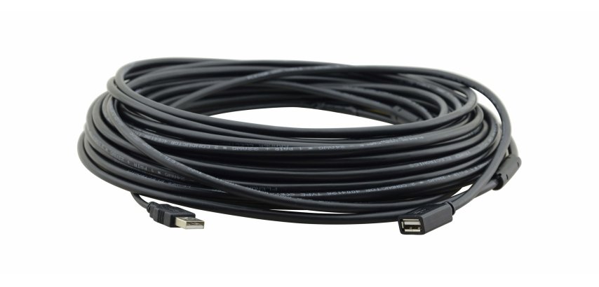 Kramer Electronics CA-UAM/UAF-15 cable USB USB 2.0 4,6 m USB A 0,48 Gbit/s Negro