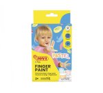 Gouache au doight jovi a base d'eau couleur pastel 6 pots   de 35 ml