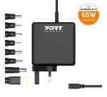 Port Designs 900093B-UK chargeur d'appareils mobiles Ordinateur portable, Universel Noir Secteur Intérieure