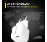 Intenso 7803052 Caricabatterie per dispositivi mobili Universale Bianco AC Ricarica rapida Interno