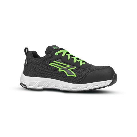 U-Power Mitch ESD Unisex Adulto Nero, Verde, Bianco