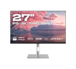 JAPANNEXT JN-IPS275K-HSPC9 écran plat de PC 68,6 cm (27") 5120 x 2880 pixels 5K Ultra HD LED Noir, Argent