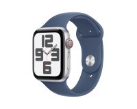 Apple Watch SE OLED 44 mm Digital 368 x 448 Pixeles Pantalla táctil 4G Plata Wifi GPS (satélite)