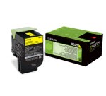 Lexmark 802Y cartuccia toner 1 pz Originale Giallo