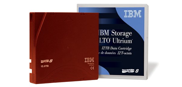 IBM LTO Ultrium 8 Disco di archiviazione Cartuccia a nastro 12 TB