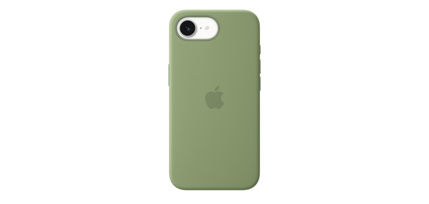 Apple Coque en silicone avec MagSafe pour iPhone 17e - Vert ardoise
