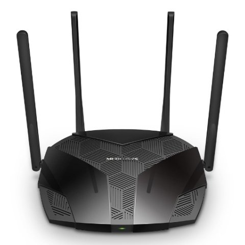 Mercusys MR80X router inalámbrico Gigabit Ethernet Doble banda (2,4 GHz / 5 GHz) Negro