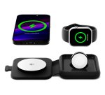 Cygnett MagTravel Qi2.0 2-in-1 Smartphone, Smartwatch Black USB Wireless charging Fast charging Indoor