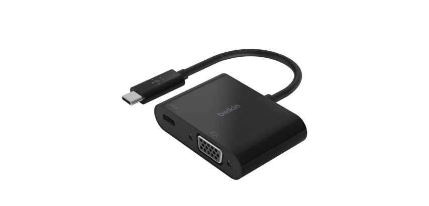 Belkin AVC001BTBK base para portátil y replicador de puertos Alámbrico USB 3.2 Gen 1 (3.1 Gen 1) Type-C Negro