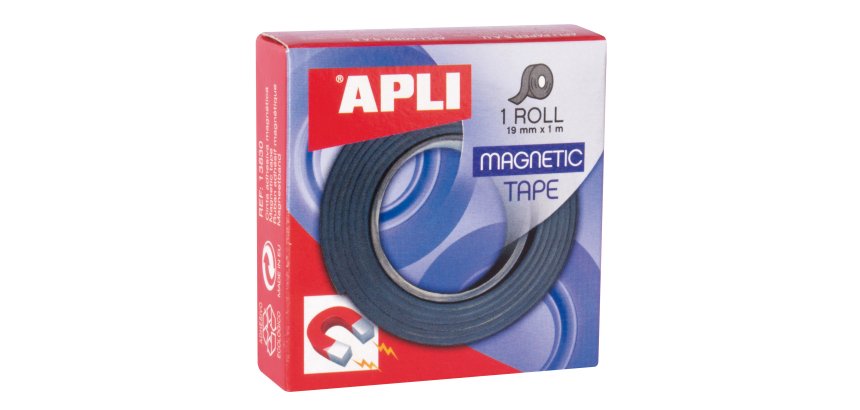 Ruban magnétique apli adhésif permanent 19mmx1m