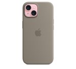 Apple Coque en silicone avec MagSafe pour iPhone 15 - Argile