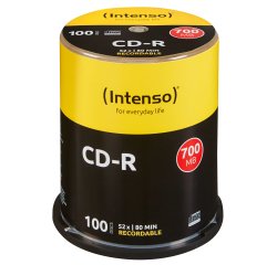 Intenso CD-R 700MB 700 Mo 52x 100 pièce(s)