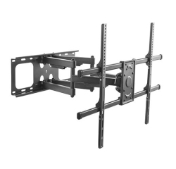 LINK Staffa A Muro Per Monitor Tv 60-100" Fino A 75 Kg Estensione Fino A 635 Mm Con Movimento Orizzontale E Verticale