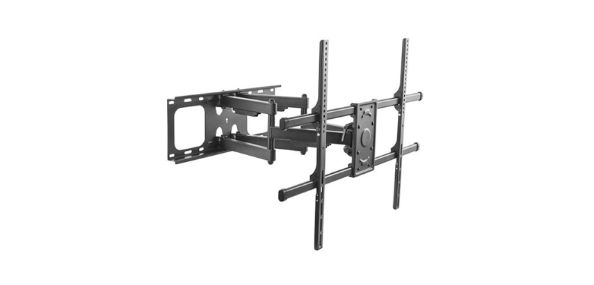 LINK Staffa A Muro Per Monitor Tv 60-100" Fino A 75 Kg Estensione Fino A 635 Mm Con Movimento Orizzontale E Verticale