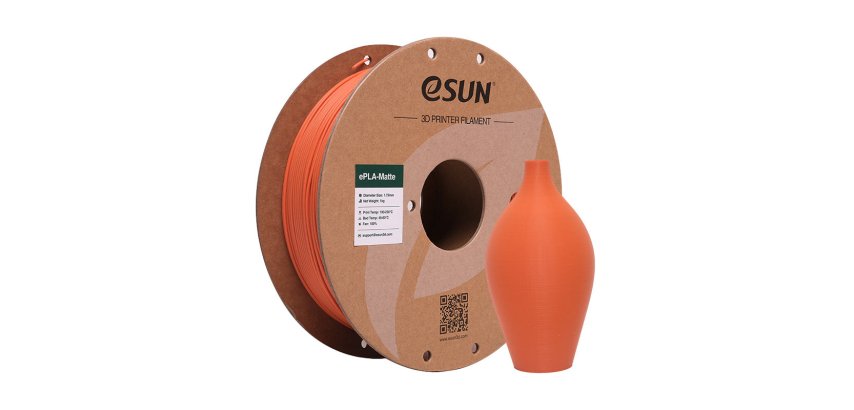 eSUN PLA-Matte Polymelkzuur Oranje 1 kg