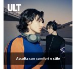 Sony ULT WEAR - Cuffie Bluetooth Wireless con ULT POWER SOUND, bassi profondi, Noise Cancelling, ottima qualità delle chiamate, durata della batteria fino a 30 ore, IOS e Android