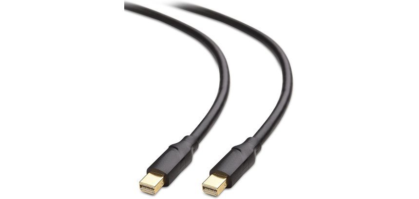 DLH DY-TU4701B câble DisplayPort 2 m Mini DisplayPort Noir