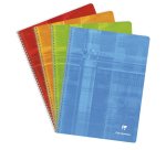 Cahier reliure intégrale 24x32 cm 180 pages grands carreaux - Assortis
