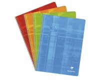 Cahier reliure intégrale 24x32 cm 180 pages grands carreaux - Assortis