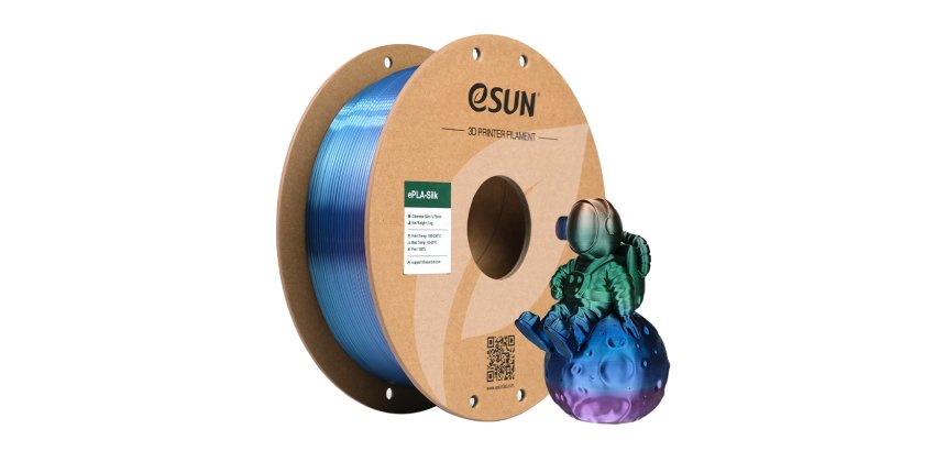 eSUN EPLA-SILK Polymelkzuur Meerkleurig 1 kg