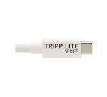 Tripp Lite U521-1P0M-WH câble USB USB4 Gen 2x2 1 m USB C Blanc