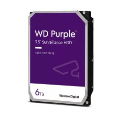 Western Digital Purple disco duro interno 6 TB 5400 RPM 256 MB 3.5" Serial ATA III