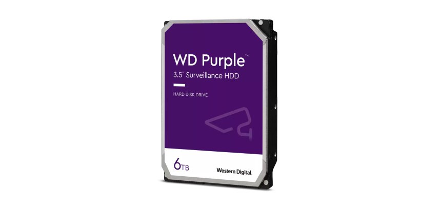 Western Digital Purple disco duro interno 6 TB 5400 RPM 256 MB 3.5" Serial ATA III