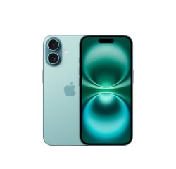 Apple iPhone 16 15,5 cm (6.1") SIM doble iOS 18 5G USB Tipo C 128 GB Verde azulado