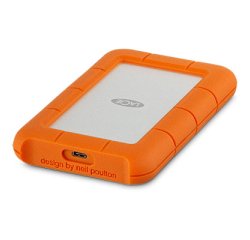 LaCie Rugged USB-C disco rigido esterno 4 TB 5400 Giri/min 2.5" USB tipo-C 3.2 Gen 1 (3.1 Gen 1) Arancione, Argento