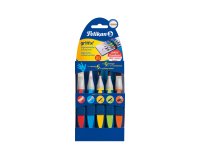 Pinceau pelikan griffix coloris et tailles assortis   blister 5 unites