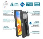 Mobilis 052061 funda para teléfono móvil 17 cm (6.7") Negro