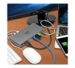 Tripp Lite U442-DOCK4-INT station d'accueil Avec fil USB 3.2 Gen 2 (3.1 Gen 2) Type-C Gris