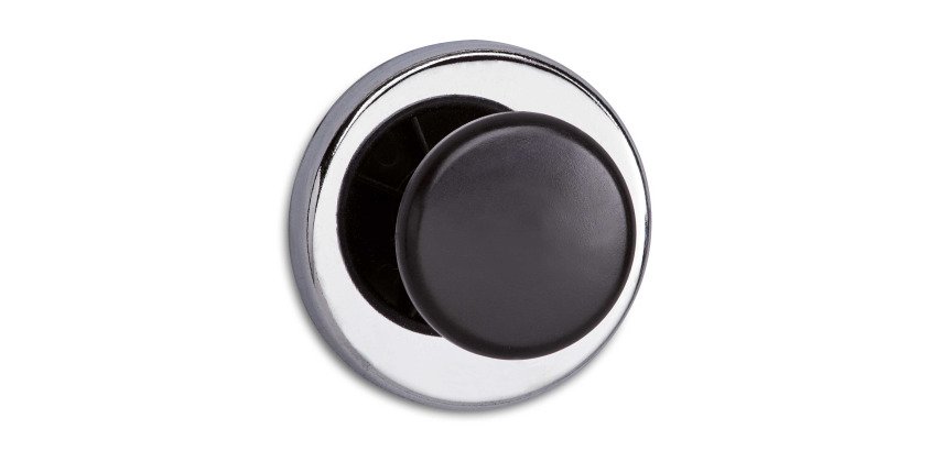 Aimant puissant avec bouton, diamètre: 65 mm