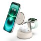Belkin Qi2 Fitness tracker, Casques, Smartphone, Smartwatch Blanc USB Recharge sans fil Charge rapide Intérieure
