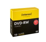 Intenso DVD-RW 4.7GB, 4x 4,7 GB 10 stuk(s)