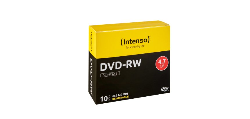 Intenso DVD-RW 4.7GB, 4x 4,7 Go 10 pièce(s)