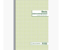 Manifold Devis Micro-entrepreneur 29,7x21cm 50 feuillets dupli autocopiants