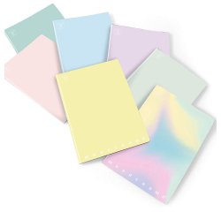 Pigna CF10QUADERNI MONOCR PASTEL A4 80 0Q quaderno per scrivere 40 fogli Multicolore