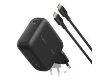 Belkin BoostCharge Universel Noir Secteur Charge rapide Intérieure