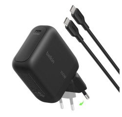 Belkin BoostCharge Universel Noir Secteur Charge rapide Intérieure